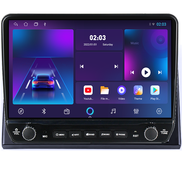 Navigatie dedicata Hyundai Sonata 7 2017-2019 Tesla cu butoane rotative model 2024, 4GB RAM 64GB ROM, Procesor Quadcore, Android 14, Display QLED 10", DSP, Carplay&Android Auto [5]