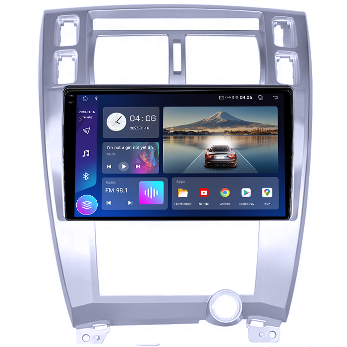 Navigatie dedicata Hyundai Tucson 1 2004-2009, 4GB RAM 64GB ROM, Quadcore, Android 14, Display QLED 1K, 10", DSP, Carplay&Android Auto, , Suport Camere AHD [4]