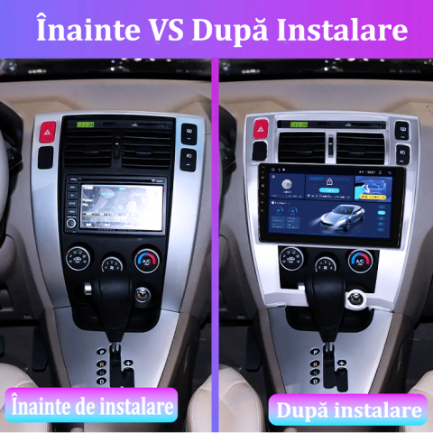Navigatie dedicata Hyundai Tucson 1 2004-2009, 4GB RAM 64GB ROM, Quadcore, Android 14, Display QLED 1K, 10", DSP, Carplay&Android Auto, , Suport Camere AHD [2]