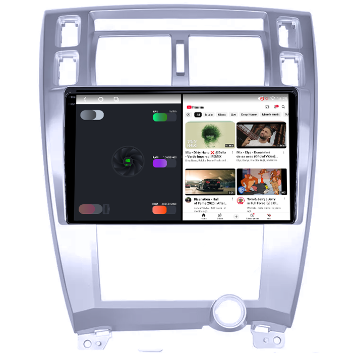 Navigatie dedicata Hyundai Tucson 1 2004-2009, 8GB RAM 128GB ROM, Octacore, Platforma TS18, Android 14, Display QLED 9", Suporta camera 360", DSP, Carplay&Android Auto, SIM 4G, Ventilator Activ [3]