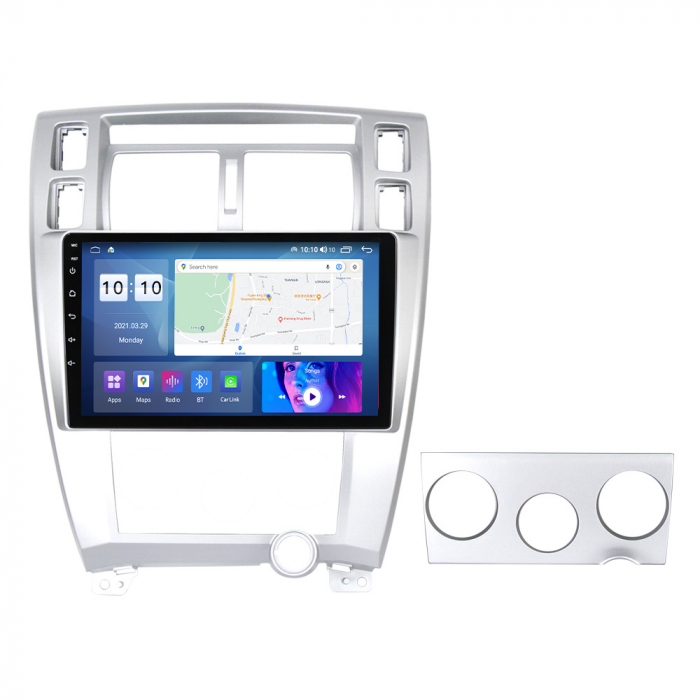 Navigatie dedicata Hyundai Tucson 2004-2009, 4GB RAM 64GB ROM, Octacore, Android 13, Display QLED 10", DSP, Carplay, Android Auto, Internet, Youtube, Waze, WIFI, Bluetooth [4]