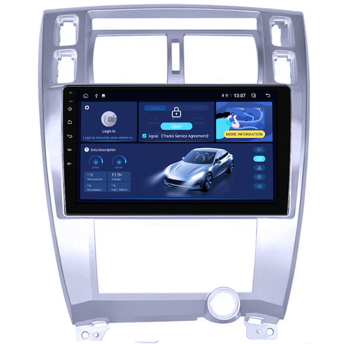 Navigatie dedicata Hyundai Tucson 2004-2009, 8GB RAM 128GB ROM, Octacore, Platforma TS18, Android 13, Display QLED 10”, Suporta camera 360º, DSP, Carplay&Android Auto, SIM 4G, Ventilator Activ [2]