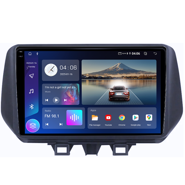 Navigatie dedicata Hyundai Tucson 2018-2020, 12GB RAM 256GB ROM, Android 14, Rezolutie 2K, Display QLED, 9", DSP, Carplay, Android Auto, Internet, Youtube, Waze, Wi Fi, USB [2]