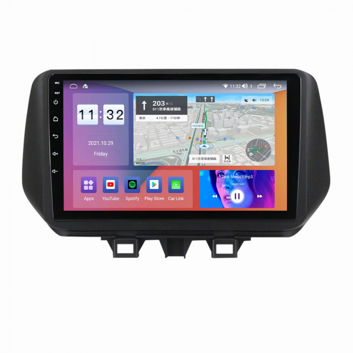 Navigatie dedicata Hyundai Tucson 2018-2020, 4 GB RAM 32 ROM, Android 13, Display QLED, 10", DSP, Carplay, Android Auto, Internet, Youtube , Waze , WI-FI , USB , Bluetooth [3]