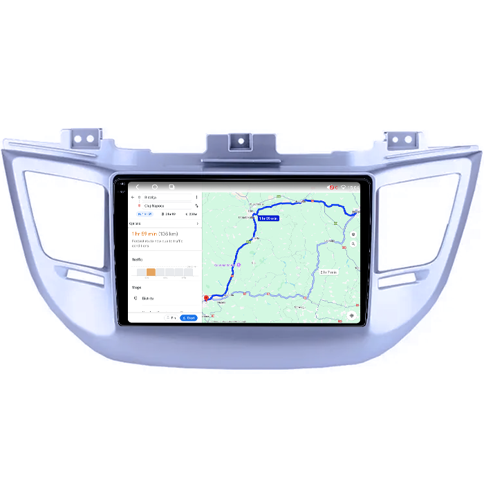 Navigatie dedicata Hyundai Tucson, IX35 2014-2018, 4GB RAM 64GB ROM, Octacore, Android 14, Display QLED 1K 9", Carplay&Android Auto, SIM 4G, Ventilator Activ [5]