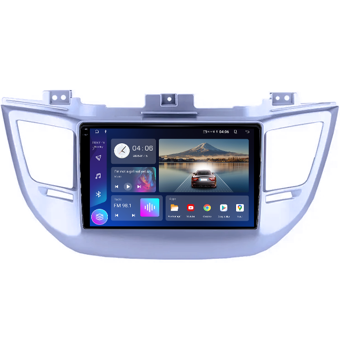 Navigatie dedicata Hyundai Tucson IX35 2014-2018, 4GB RAM 64GB ROM, Quad Core, Display 9" QLED 1K, Carplay, Android 14, Bluetooth, Magazin Play, Suport Camere AHD [4]