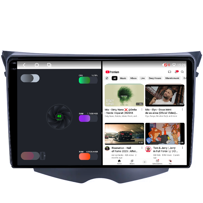 Navigatie dedicata Hyundai Veloster FS 2011-2017, 4GB RAM 64GB ROM, Procesor Qualcomm Octacore, Android 14, Rezolutie 2K, Display QLED 9", DSP, Carplay&Android Auto, SIM 4G [3]