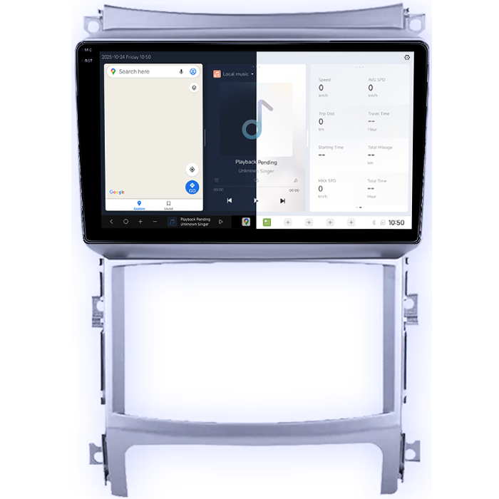 Navigatie dedicata Hyundai Veracruz IX55 2006-2015, DUDU3, 4GB RAM 64GB ROM, Octacore, Platforma 8581, Android, Display QLED 9", DSP, Carplay&AndroidAuto [2]