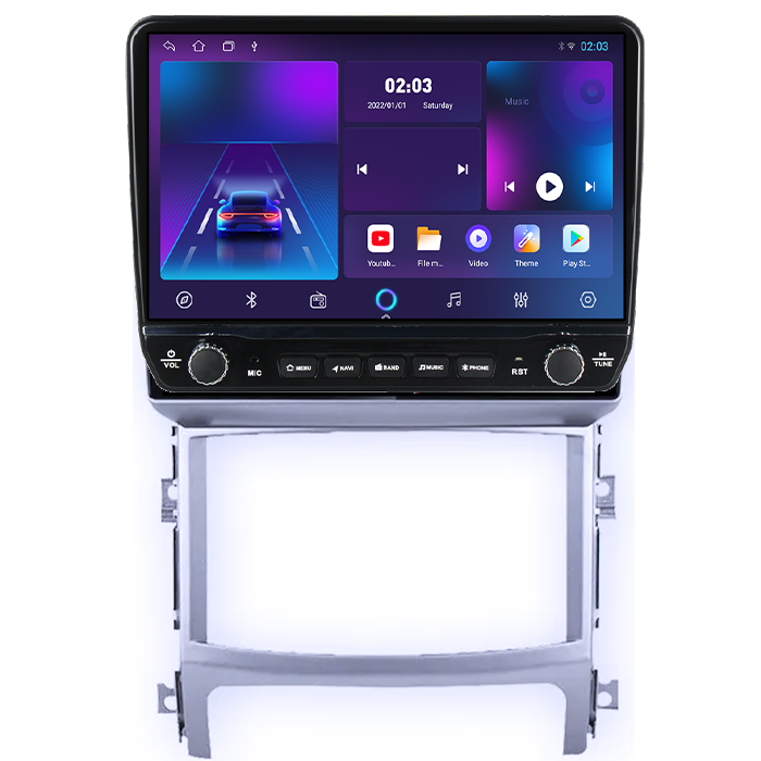 Navigatie dedicata Hyundai Veracruz IX55 2006-2015 Tesla cu butoane rotative model 2024, 4GB RAM 64GB ROM, Procesor Quadcore, Android 14, Display QLED 10", DSP, Carplay&Android Auto [4]