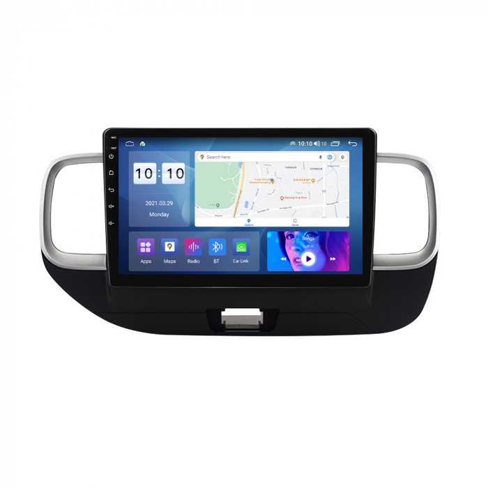 Navigatie dedicata Hyundai Venue 2019-2020, 4 GB RAM 32 ROM, Android 13, Display QLED, 9", DSP, Carplay, Android Auto, Internet, Youtube , Waze , WI-FI , USB , Bluetooth [6]