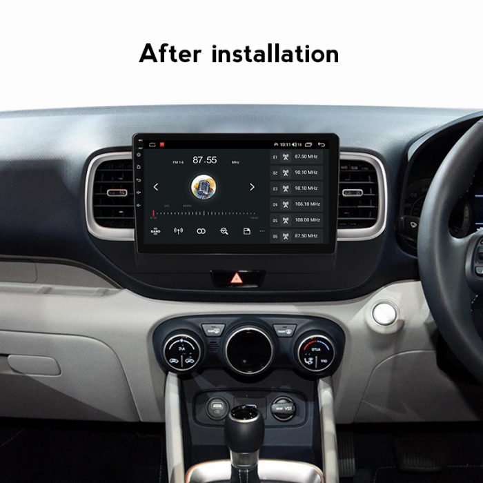 Navigatie dedicata Hyundai Venue 2019-2020, 4 GB RAM 32 ROM, Android 13, Display QLED, 9", DSP, Carplay, Android Auto, Internet, Youtube , Waze , WI-FI , USB , Bluetooth [4]
