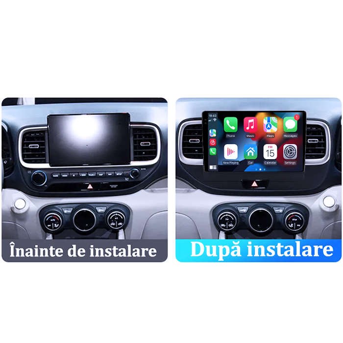 Navigatie dedicata Hyundai Venue 2019-2020, 4GB RAM 64GB ROM, Procesor Qualcomm Octacore, Android 14, Rezolutie 2K, Display QLED 9", DSP, Carplay&Android Auto, SIM 4G [7]