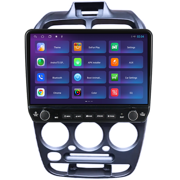 Navigatie dedicata Hyundai VERNA 1999 Tesla cu butoane rotative model 2024, 4GB RAM 64GB ROM, Procesor Quadcore, Android 14, Display QLED 10", DSP, Carplay&Android Auto [4]