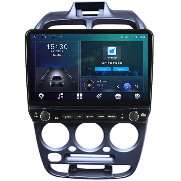 Navigatie dedicata Hyundai VERNA 1999 Tesla cu butoane rotative model 2024, 4GB RAM 64GB ROM, Procesor Quadcore, Android 14, Display QLED 10", DSP, Carplay&Android Auto [7]