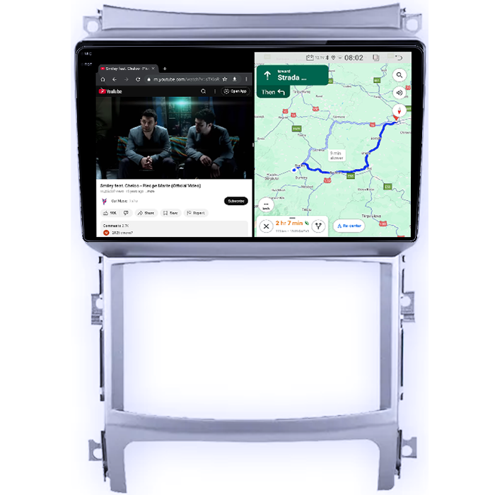 Navigatie dedicata Hyundai Veracruz IX55 2006-2015 Clima, 12GB RAM 256GB ROM, Android 14, Rezolutie 2K, Display QLED, 9", DSP, Carplay, Android Auto, Internet, Youtube, Waze, Wi Fi, USB [4]