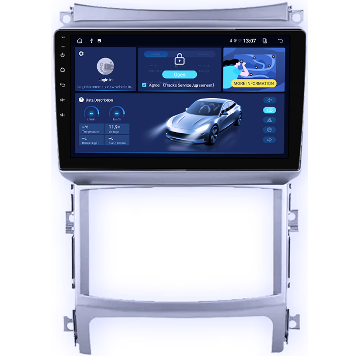 Navigatie dedicata Hyundai Veracruz IX55 2006-2015, 8GB RAM 128GB ROM, Octacore, Platforma TS18, Android 13, Display QLED 9”, Suporta camera 360º, DSP, Carplay&Android Auto, SIM 4G, Ventilator Activ [2]