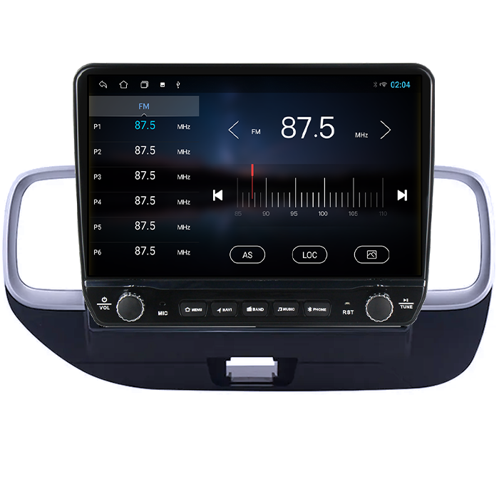 Navigatie dedicata Hyundai Venue 2019-2020 Tesla cu butoane rotative model 2024, 4GB RAM 64GB ROM, Procesor Quadcore, Android 14, Display QLED 10", DSP, Carplay&Android Auto [2]