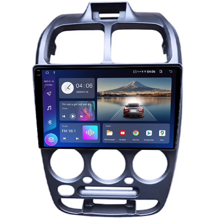 Navigatie dedicata Hyundai Verna 1999, 4GB RAM 64GB ROM, Quad Core, Display 9" QLED 1K, Carplay, Android 14, Bluetooth, Magazin Play, Suport Camere AHD [2]