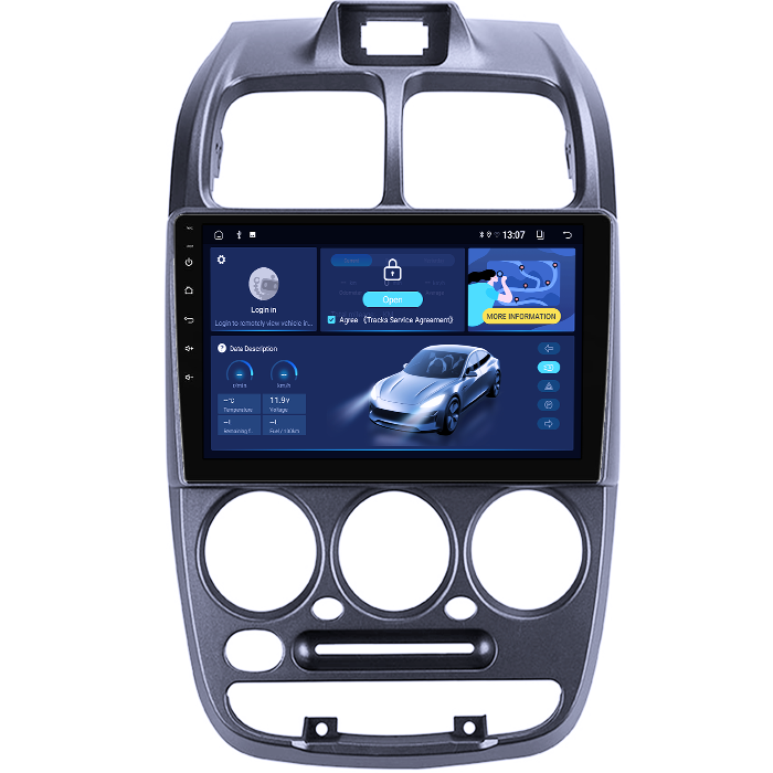 Navigatie dedicata Hyundai Verna 1999, 4GB RAM 32GB ROM, Octacore, Android 14, Display QLED 9", DSP, Carplay&Android Auto, SIM 4G, Bluetooth, Ventilator Activ [2]