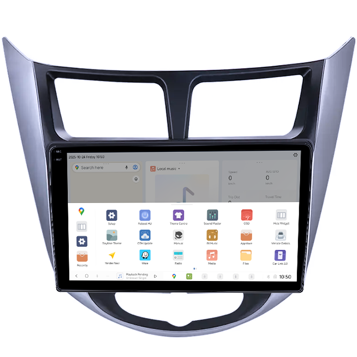 Navigatie dedicata Hyundai Verna 2010-2016, DUDU3, 4GB RAM 64GB ROM, Octacore, Platforma 8581, Android, Display QLED 9", DSP, Carplay&AndroidAuto [3]