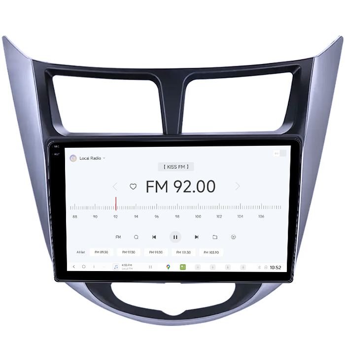 Navigatie dedicata Hyundai Verna 2010-2016, DUDU3, 4GB RAM 64GB ROM, Octacore, Platforma 8581, Android, Display QLED 9", DSP, Carplay&AndroidAuto [4]