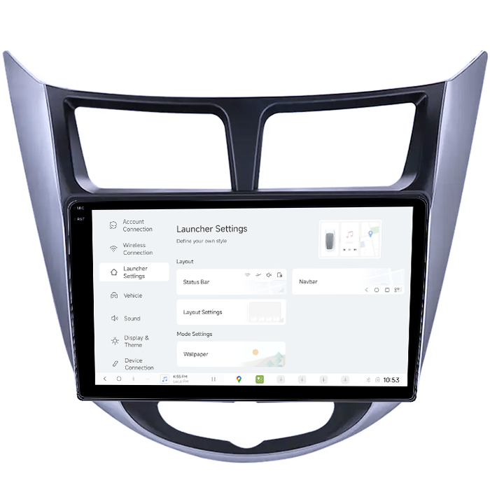 Navigatie dedicata Hyundai Verna 2010-2016, DUDU3, 4GB RAM 64GB ROM, Octacore, Platforma 8581, Android, Display QLED 9", DSP, Carplay&AndroidAuto [5]