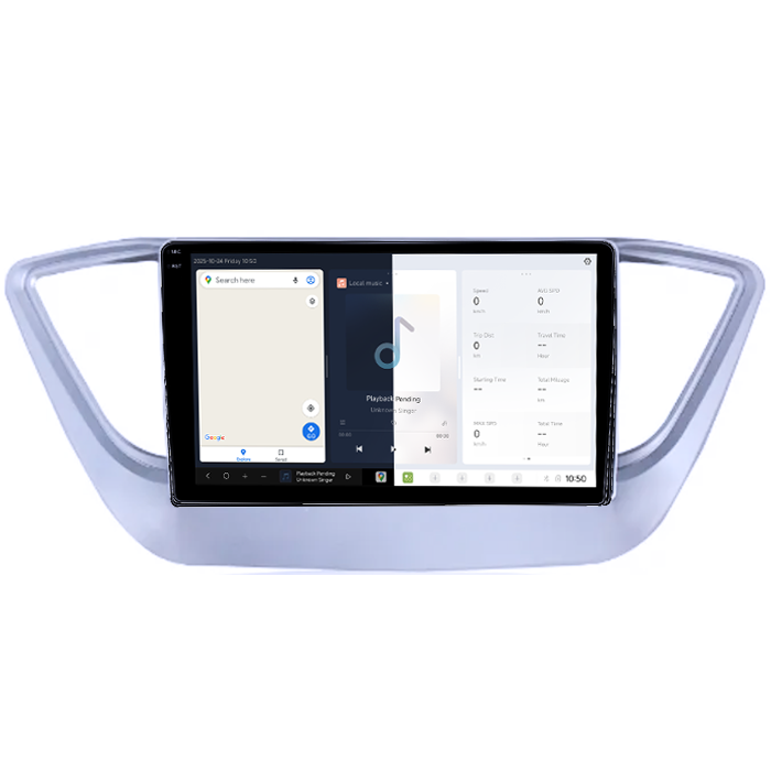 Navigatie dedicata Hyundai Verna 2017-2018, DUDU3, 4GB RAM 64GB ROM, Octacore, Platforma 8581, Android, Display QLED 9", DSP, Carplay&AndroidAuto [2]