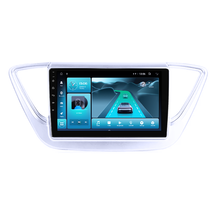Navigatie dedicata Hyundai Verna 2017-2018, 8GB RAM 128GB ROM, Octacore, Platforma TS18, Android 13, Display QLED 9”, Suporta camera 360º, DSP, Carplay&Android Auto, SIM 4G, Ventilator Activ [3]