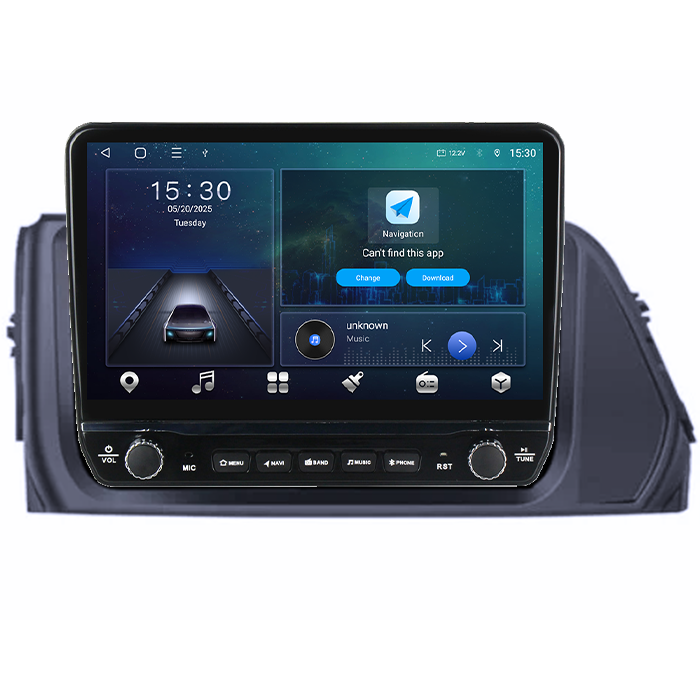 Navigatie dedicata Hyundai Verna 2017-2020 Tesla cu butoane rotative model 2024, 4GB RAM 64GB ROM, Procesor Quadcore, Android 14, Display QLED 10", DSP, Carplay&Android Auto [6]