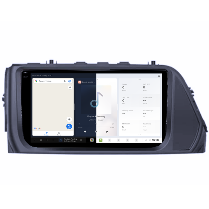 Navigatie dedicata Hyundai Verna 2017-2020, DUDU3, 4GB RAM 64GB ROM, Octacore, Platforma 8581, Android, Display QLED 9", DSP, Carplay&AndroidAuto [2]