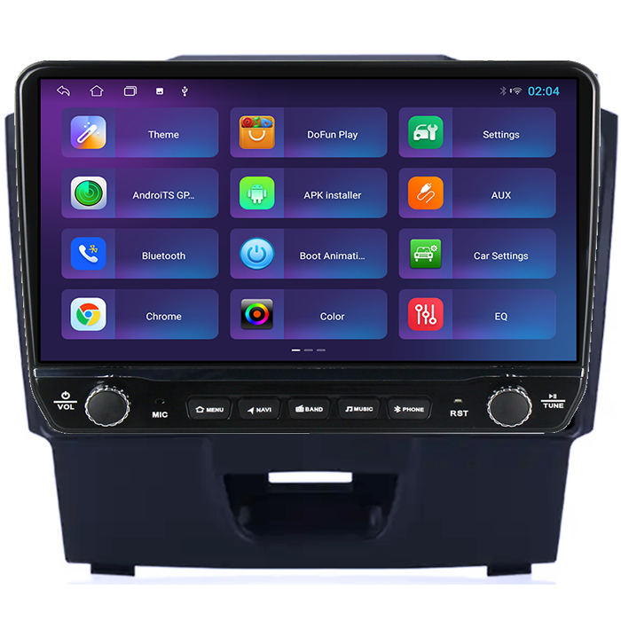 Navigatie dedicata Isuzu D-Max 2017 Tesla cu butoane rotative model 2024, 4GB RAM 64GB ROM, Procesor Quadcore, Android 14, Display QLED 10", DSP, Carplay&Android Auto [4]