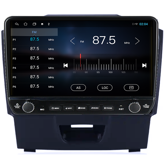 Navigatie dedicata Isuzu D-Max 2017 Tesla cu butoane rotative model 2024, 4GB RAM 64GB ROM, Procesor Quadcore, Android 14, Display QLED 10", DSP, Carplay&Android Auto [2]