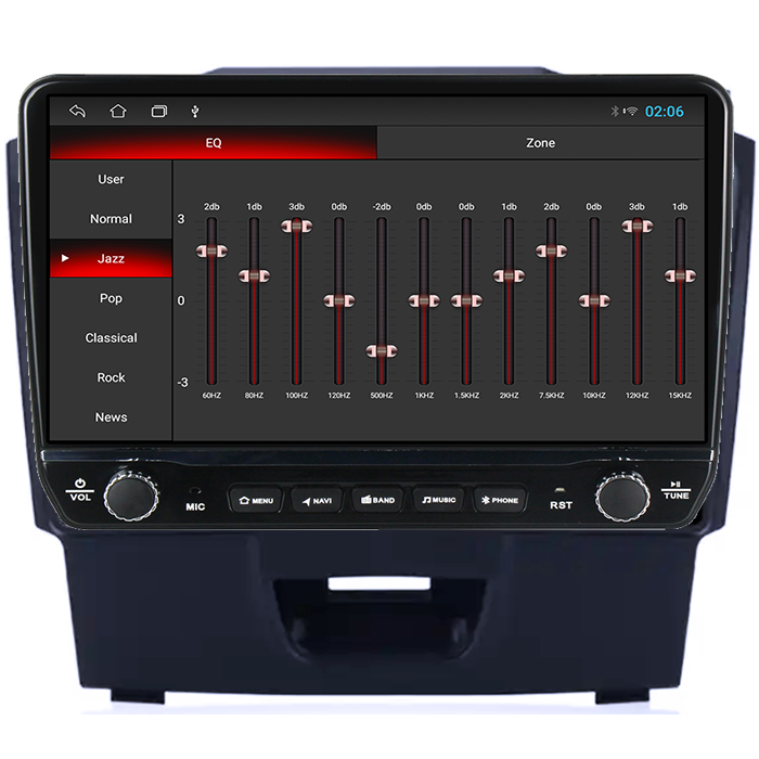 Navigatie dedicata Isuzu D-Max 2017 Tesla cu butoane rotative model 2024, 4GB RAM 64GB ROM, Procesor Quadcore, Android 14, Display QLED 10", DSP, Carplay&Android Auto [3]