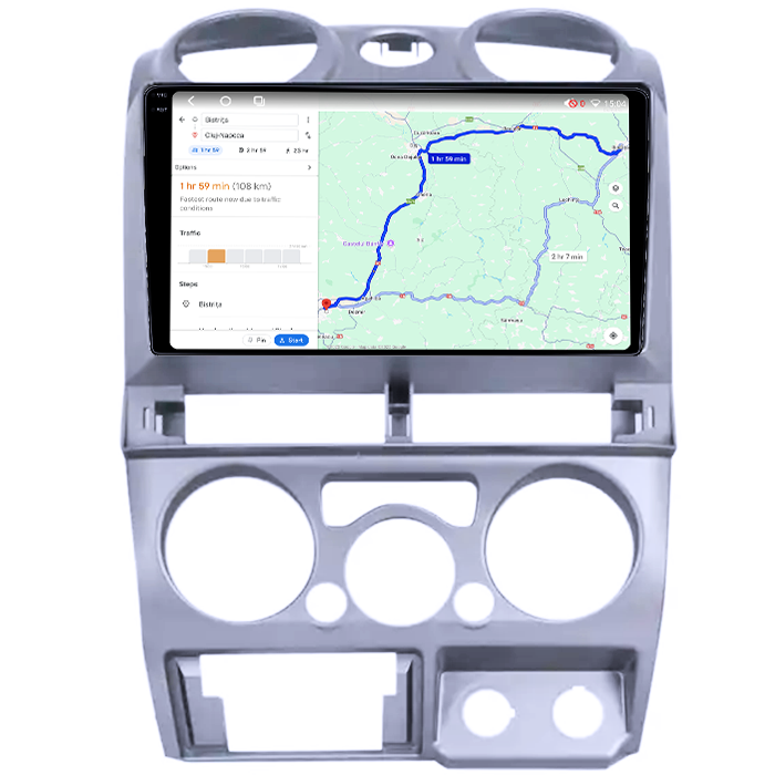 Navigatie dedicata Isuzu D-Max 2008-2011, 4GB RAM 64GB ROM, Octacore, Android 14, Display QLED 1K 9", Carplay&Android Auto, SIM 4G, Ventilator Activ [5]