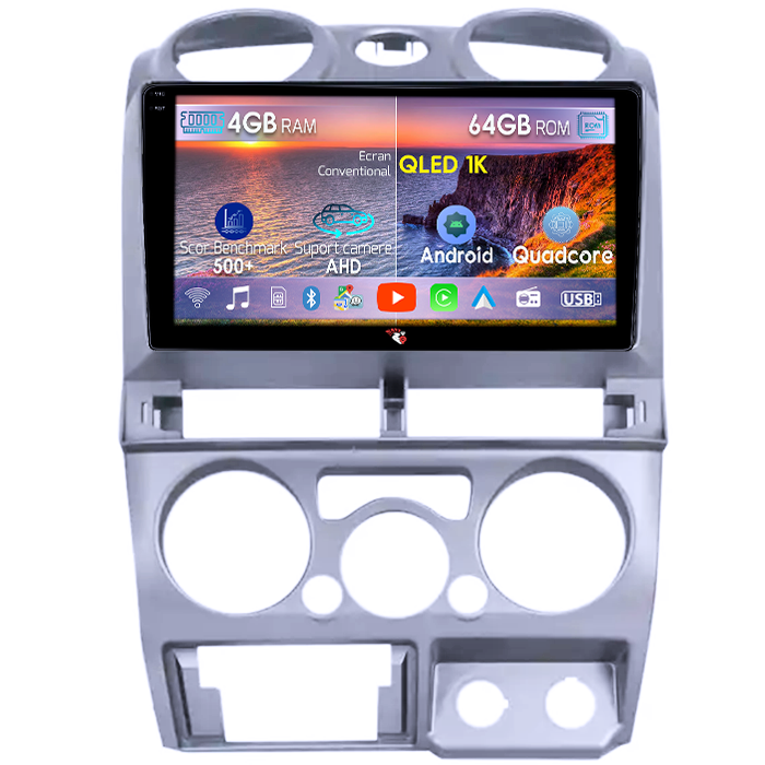 Navigatie dedicata Isuzu D-Max 2008-2011, 4GB RAM 64GB ROM, Octacore, Android 14, Display QLED 1K 9", Carplay&Android Auto, SIM 4G, Ventilator Activ [1]