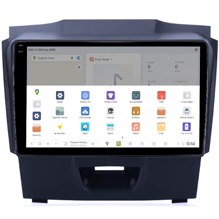 Navigatie dedicata Isuzu D-Max 2017, DUDU3, 4GB RAM 64GB ROM, Octacore, Platforma 8581, Android, Display QLED 9", DSP, Carplay&AndroidAuto [3]