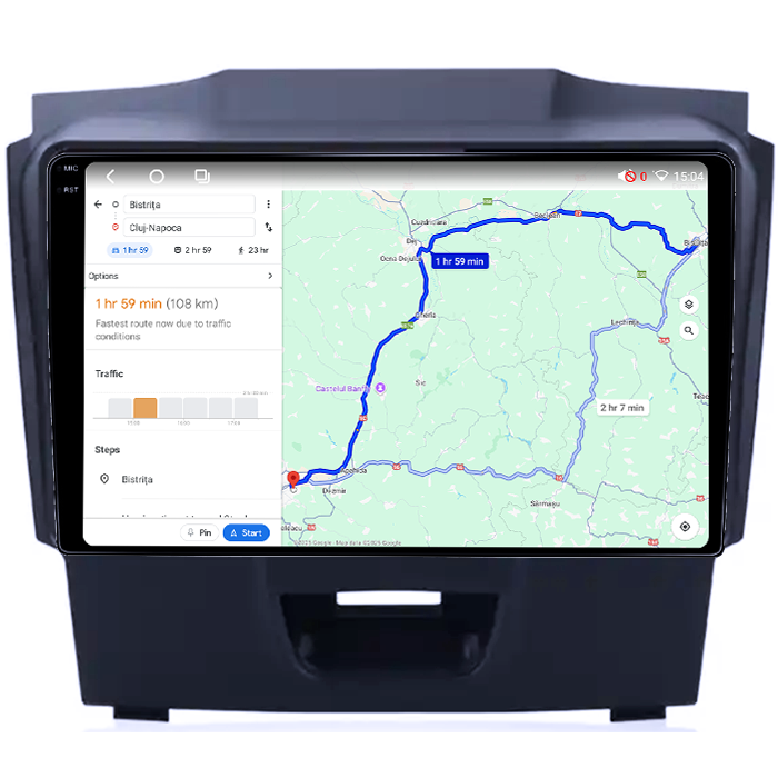 Navigatie dedicata Isuzu D-Max 2017, 4GB RAM 64GB ROM, Octacore, Android 14, Display QLED 1K 9", Carplay&Android Auto, SIM 4G, Ventilator Activ [4]