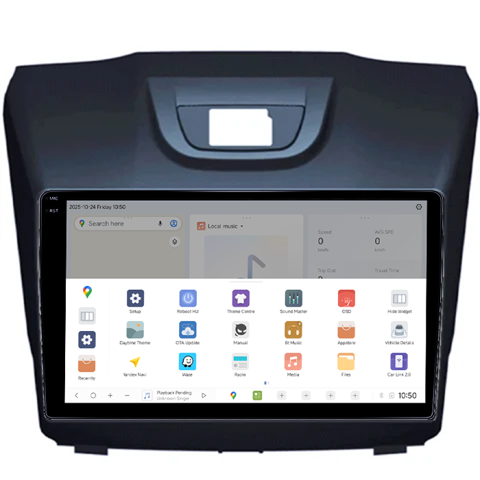 Navigatie dedicata Chevrolet S10, Isuzu D-Max, Holden Colorado 2014-2018, DUDU3, 4GB RAM 64GB ROM, Octacore, Platforma 8581, Android, Display QLED 9", DSP, Carplay&AndroidAuto [3]