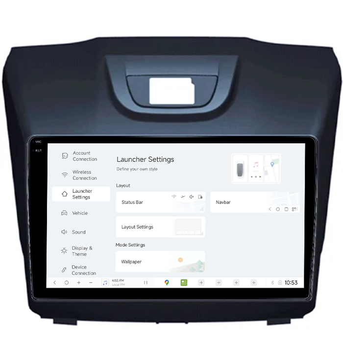 Navigatie dedicata Chevrolet S10, Isuzu D-Max, Holden Colorado 2014-2018, DUDU3, 4GB RAM 64GB ROM, Octacore, Platforma 8581, Android, Display QLED 9", DSP, Carplay&AndroidAuto [5]