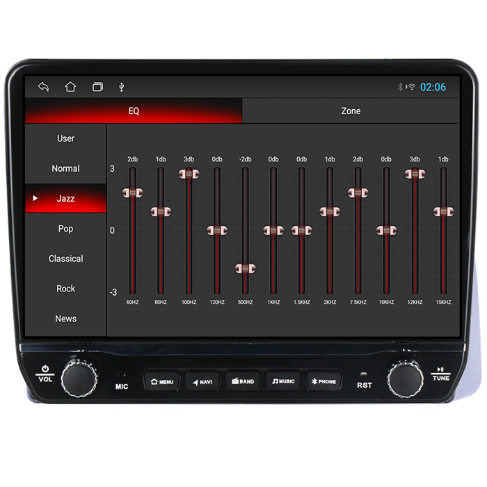 Navigatie dedicata Iveco Bronte Tesla cu butoane rotative model 2024, 4GB RAM 64GB ROM, Procesor Quadcore, Android 14, Display QLED 10", DSP, Carplay&Android Auto [2]