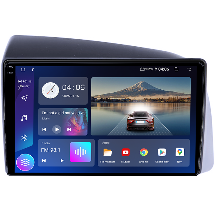 Navigatie dedicata Iveco Bronte 2014-2016, 4GB RAM 64GB ROM, Quad Core, Display 9" QLED  Carplay, Android 14, Bluetooth, Magazin Play, Suport Camere AHD [2]