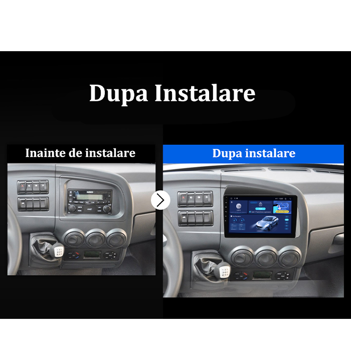 Navigatie dedicata Iveco Bronte 2014-2016, 8GB RAM 128GB ROM, Octacore, Platforma TS18, Android 13, Display QLED 9”, Suporta camera 360º, DSP, Carplay&Android Auto, SIM 4G, Ventilator Activ [5]