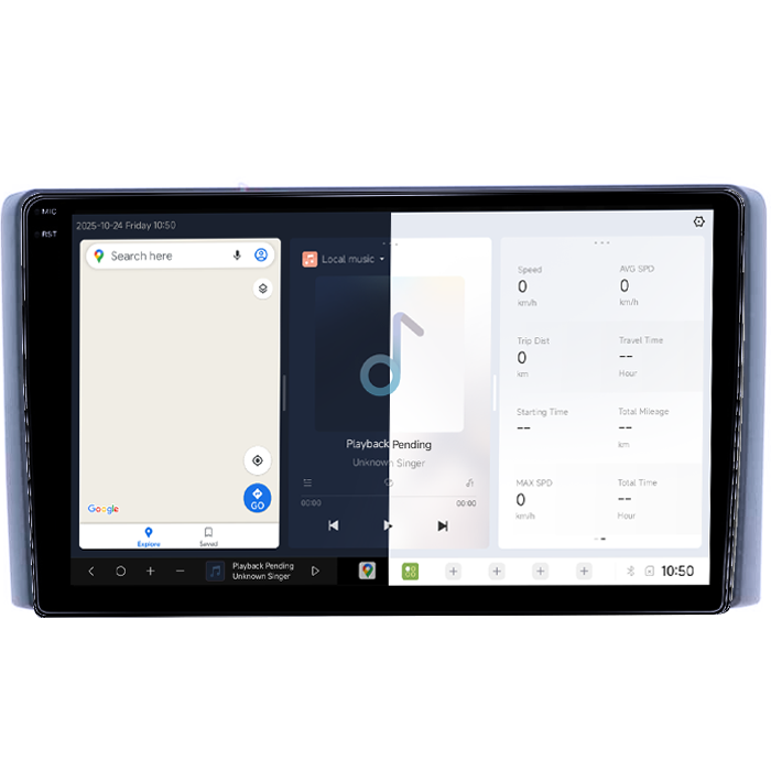 Navigatie dedicata Iveco Daily 2007-2014/2018, DUDU3, 4GB RAM 64GB ROM, Octacore, Platforma 8581, Android, Display QLED 9", DSP, Carplay&AndroidAuto [2]