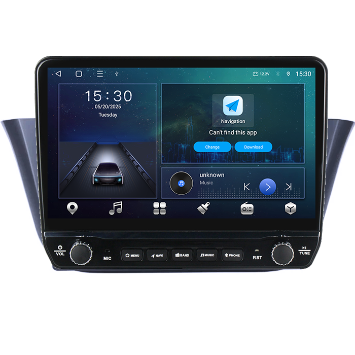 Navigatie dedicata Iveco Daily 2007-2014 Tesla cu butoane rotative model 2024, 4GB RAM 64GB ROM, Procesor Quadcore, Android 14, Display QLED 10", DSP, Carplay&Android Auto [6]