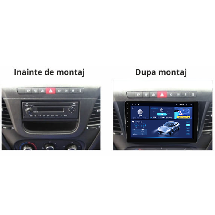 Navigatie dedicata Iveco Daily 2014-2018, 12GB RAM 256GB ROM, Android 14, Rezolutie 2K, Display QLED, 9", DSP, Carplay, Android Auto, Internet, Youtube, Waze, Wi Fi, USB [5]