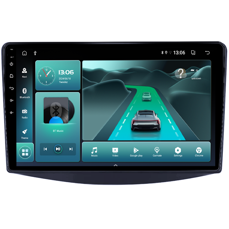 Navigatie dedicata Mitsubishi Grandis 2003-2011 V2, 4GB RAM 64GB ROM, Quadcore, Android 14, Display QLED  9", DSP, Carplay&Android Auto, Suport camere AHD [2]