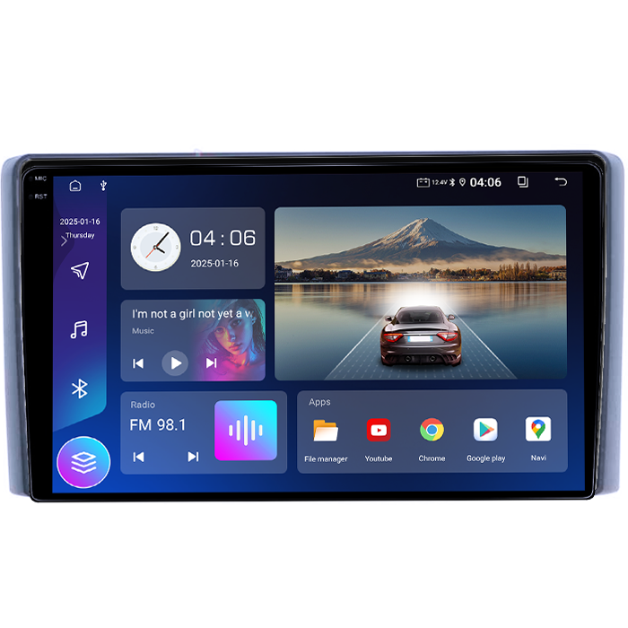 Navigatie dedicata Iveco Daily 2018, 4GB RAM 32GB ROM, Octacore, Android 14, Display QLED 1K 9", DSP, Carplay&Android Auto, SIM 4G, Bluetooth, Ventilator Activ [4]