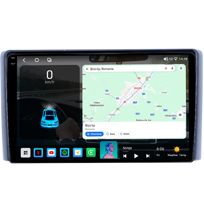 Navigatie dedicata Iveco Daily 2018, 4GB RAM 64GB ROM, Octacore, Android 14, Display QLED 1K 9", Carplay&Android Auto, SIM 4G, Ventilator Activ [2]