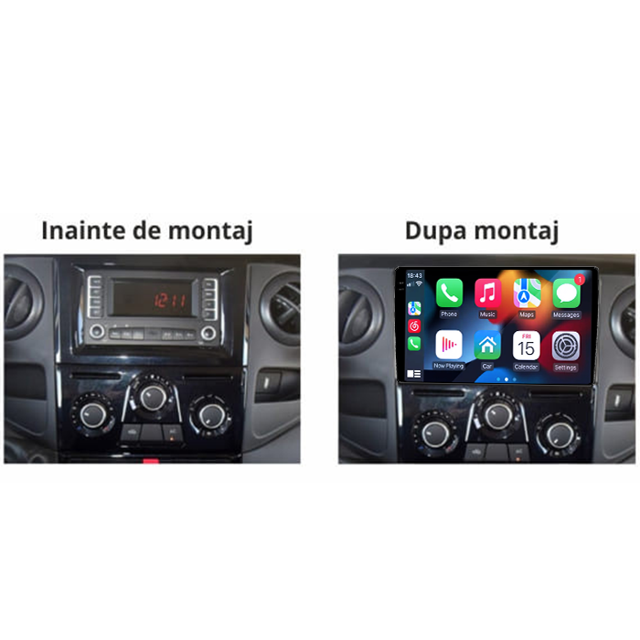Navigatie dedicata Iveco Daily 2018, 4GB RAM 64GB ROM, Procesor Qualcomm Octacore, Android 14, Rezolutie 2K, Display QLED 9", DSP, Carplay&Android Auto, SIM 4G [5]