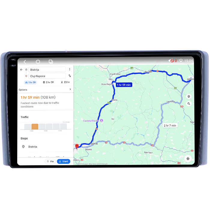 Navigatie dedicata Iveco Daily 2018, 4GB RAM 64GB ROM, Procesor Qualcomm Octacore, Android 14, Rezolutie 2K, Display QLED 9", DSP, Carplay&Android Auto, SIM 4G [4]
